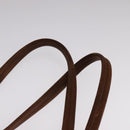 PRADA Tote Bag Leather 2way Brown Auth ki5372-8