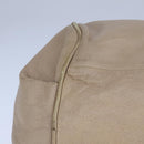 Chloe Etel Hand Bag Leather 2way Beige Gold Auth ki5376-9