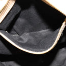 Chloe Etel Hand Bag Leather 2way Beige Gold Auth ki5376-11