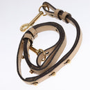 Chloe Etel Hand Bag Leather 2way Beige Gold Auth ki5376-21