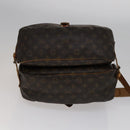 LOUIS VUITTON Monogram Saumur 35 Shoulder Bag M42254 LV Auth ki5377-5