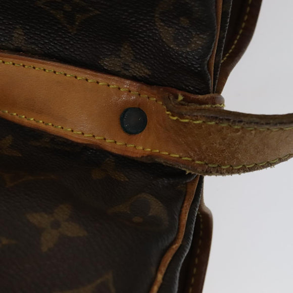 LOUIS VUITTON Monogram Saumur 35 Shoulder Bag M42254 LV Auth ki5377