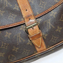 LOUIS VUITTON Monogram Saumur 35 Shoulder Bag M42254 LV Auth ki5377-25