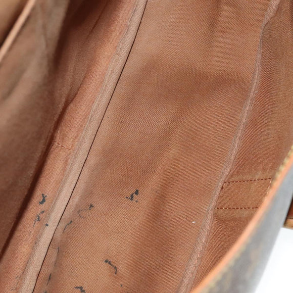 LOUIS VUITTON Monogram Saumur 35 Shoulder Bag M42254 LV Auth ki5377