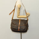 LOUIS VUITTON Monogram Saumur 35 Shoulder Bag M42254 LV Auth ki5377-29
