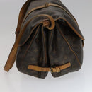 LOUIS VUITTON Monogram Saumur 35 Shoulder Bag M42254 LV Auth ki5377-3