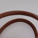 MCM Vicetos Logogram Mini Boston Bag PVC Leather 2way Brown Gold Auth ki5381-8