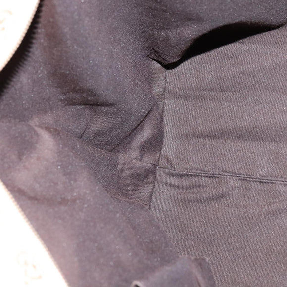 GUCCI GG Canvas Sherry Line Tote Bag Beige Gold pink 131230 Auth ki5389