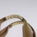 GUCCI GG Canvas Sherry Line Tote Bag Beige Gold pink 131230 Auth ki5389-8