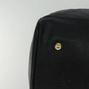 VERSACE Sunface Boston Bag Leather 2way Black Gold Auth ki5390V-9