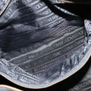 VERSACE Sunface Boston Bag Leather 2way Black Gold Auth ki5390V-20