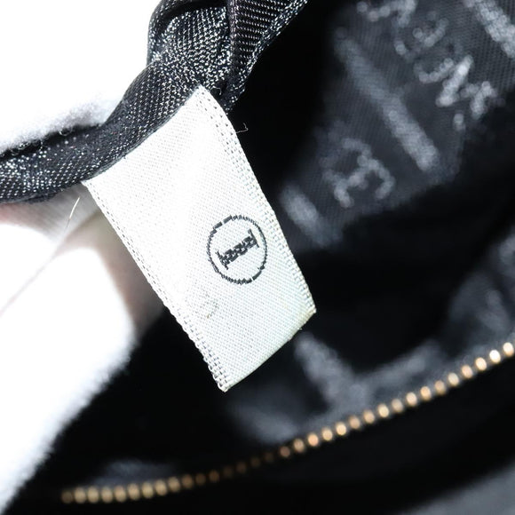 VERSACE Sunface Boston Bag Leather 2way Black Gold Auth ki5390V