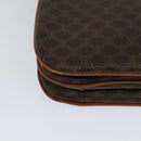 CELINE Macadam Canvas Shoulder Bag PVC Leather Brown Auth ki5395-16