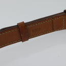 CELINE Macadam Canvas Shoulder Bag PVC Leather Brown Auth ki5395-9
