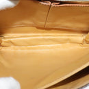 CELINE Macadam Canvas Shoulder Bag PVC Leather Brown Auth ki5395-11
