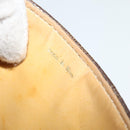 CELINE Macadam Canvas Shoulder Bag PVC Leather Brown Auth ki5395-12
