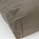 PRADA Tote Bag Nylon Gray Auth ki5409-17