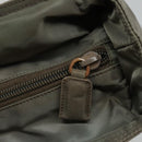 PRADA Tote Bag Nylon Gray Auth ki5409-9