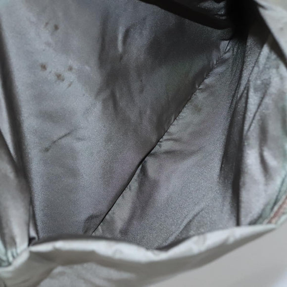 PRADA Tote Bag Nylon Gray Auth ki5409