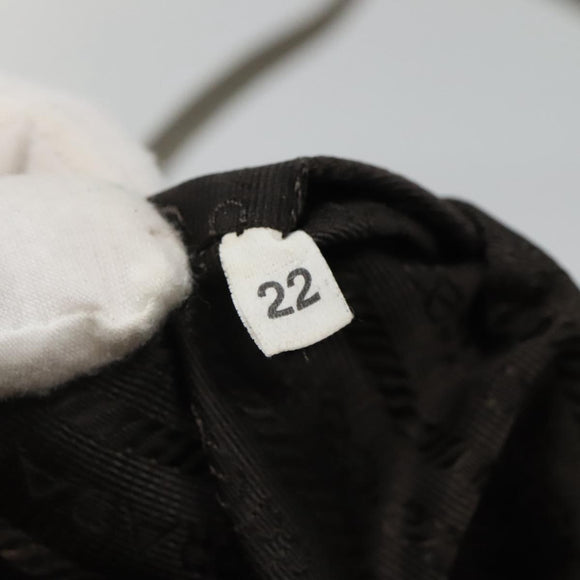 PRADA Tote Bag Nylon Gray Auth ki5409