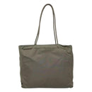 PRADA Tote Bag Nylon Gray Auth ki5409-13