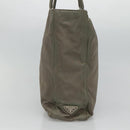 PRADA Tote Bag Nylon Gray Auth ki5409-3