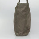 PRADA Tote Bag Nylon Gray Auth ki5409-4