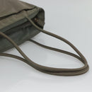PRADA Tote Bag Nylon Gray Auth ki5409-7