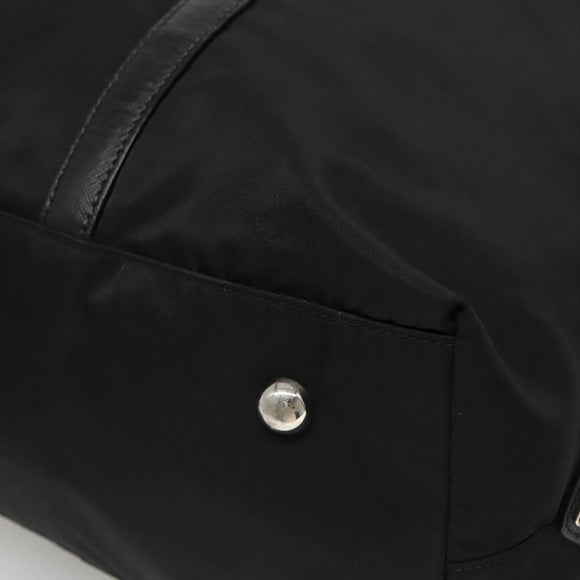 PRADA Hand Bag Nylon 2way Black Auth ki5424