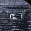 PRADA Hand Bag Nylon 2way Black Auth ki5424-16