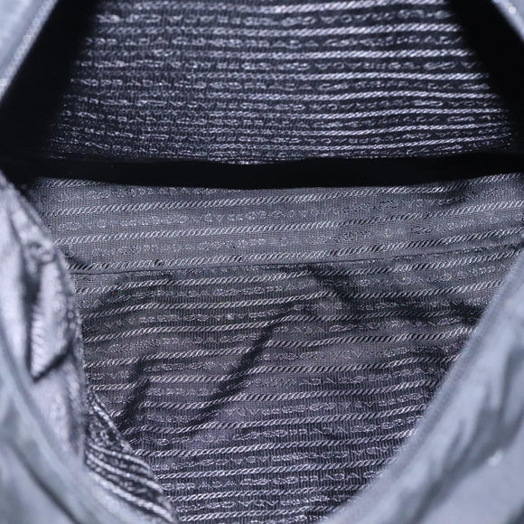 PRADA Hand Bag Nylon 2way Black Auth ki5424