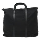 PRADA Hand Bag Nylon 2way Black Auth ki5424-3