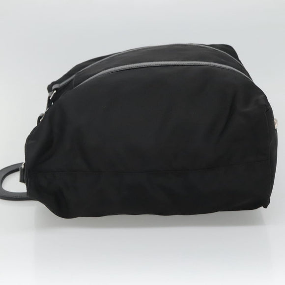 PRADA Hand Bag Nylon 2way Black Auth ki5424