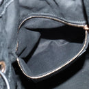 BALENCIAGA Giant Mini Pom Pom Hand Bag Leather 2way Black 285439 Auth ki5426V-19