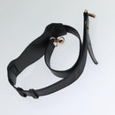 BALENCIAGA Giant Mini Pom Pom Hand Bag Leather 2way Black 285439 Auth ki5426V-22