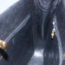 CHANEL Matelasse Chain Shoulder Bag Caviar Skin Black Gold CC Auth ki5432-17