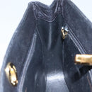 CHANEL Matelasse Chain Shoulder Bag Caviar Skin Black Gold CC Auth ki5432-18