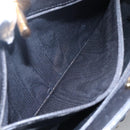 CHANEL Matelasse Chain Shoulder Bag Caviar Skin Black Gold CC Auth ki5432-19