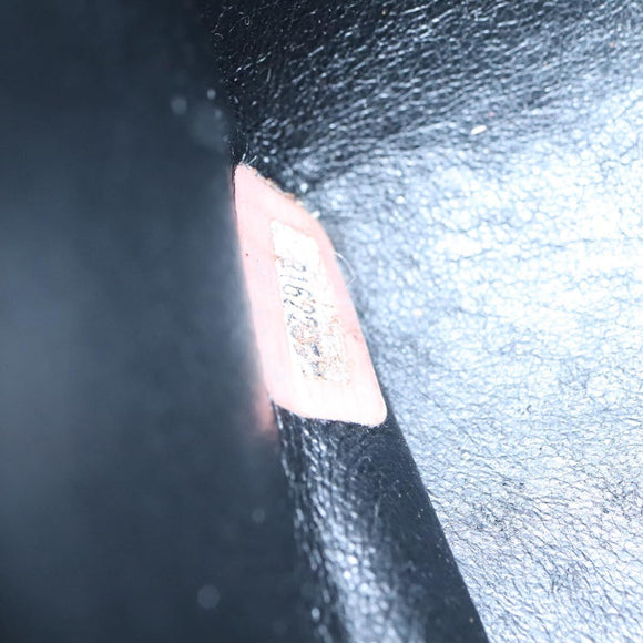 CHANEL Matelasse Chain Shoulder Bag Caviar Skin Black Gold CC Auth ki5432