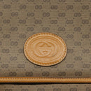GUCCI Micro GG Supreme Shoulder Bag PVC Beige Gold 001 116 0924 Auth ki5438-18