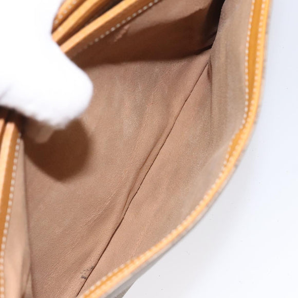 GUCCI Micro GG Supreme Shoulder Bag PVC Beige Gold 001 116 0924 Auth ki5438