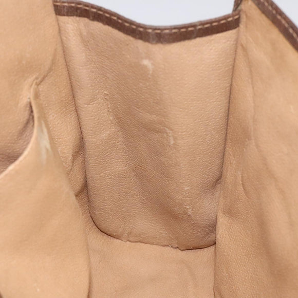 GUCCI GG Supreme Web Sherry Line Clutch Bag PVC Beige Red 156 01 031 Auth ki5446