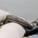 PRADA Shoulder Bag Nylon Leather Beige Auth ki5455-12