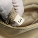 PRADA Shoulder Bag Nylon Leather Beige Auth ki5455-20