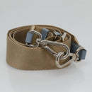 PRADA Shoulder Bag Nylon Leather Beige Auth ki5455-21