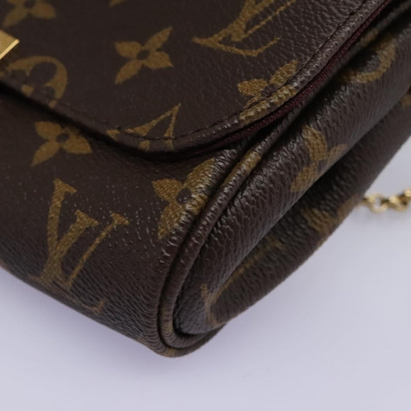 LOUIS VUITTON Monogram Favorit PM Shoulder Bag 2way M40717 LV Auth ki5466AV
