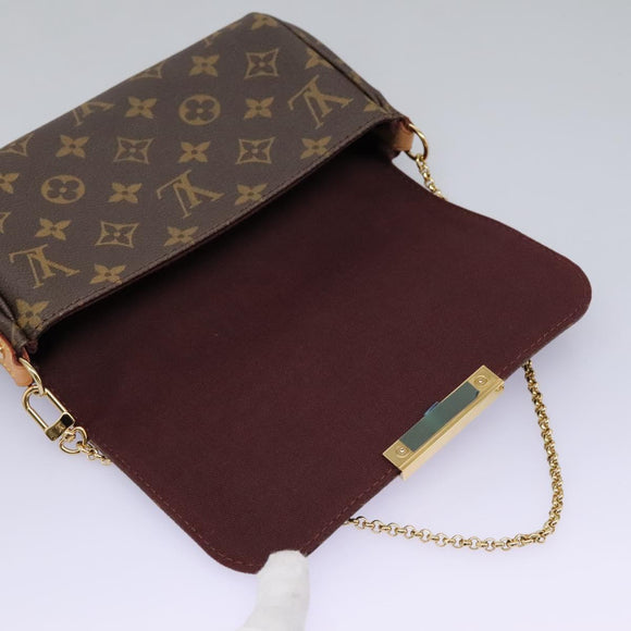 LOUIS VUITTON Monogram Favorit PM Shoulder Bag 2way M40717 LV Auth ki5466AV