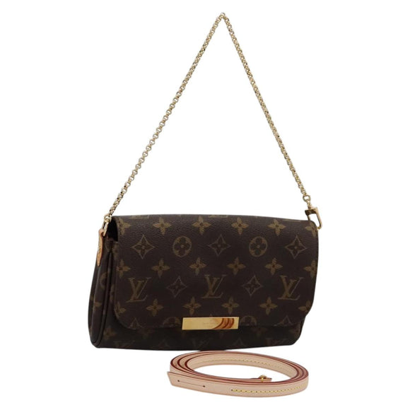 LOUIS VUITTON Monogram Favorit PM Shoulder Bag 2way M40717 LV Auth ki5466AV
