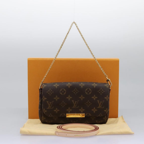 LOUIS VUITTON Monogram Favorit PM Shoulder Bag 2way M40717 LV Auth ki5466AV