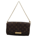 LOUIS VUITTON Monogram Favorit PM Shoulder Bag 2way M40717 LV Auth ki5466AV-2